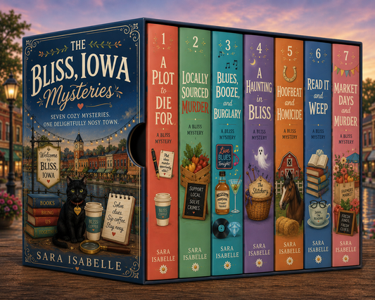 Signed Cozy Mystery Series 7 Book Bundle